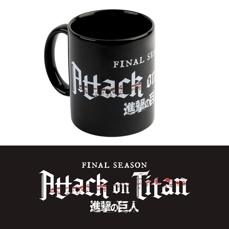 Imagen 1 - Taza Logo Attack On Titan 350Ml