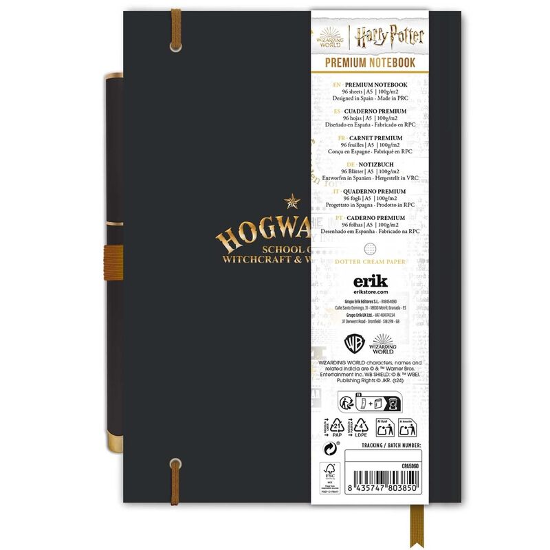 Imagen 2 - Cuaderno A5 Premium + Boligrafo Hogwarts Harry Potter