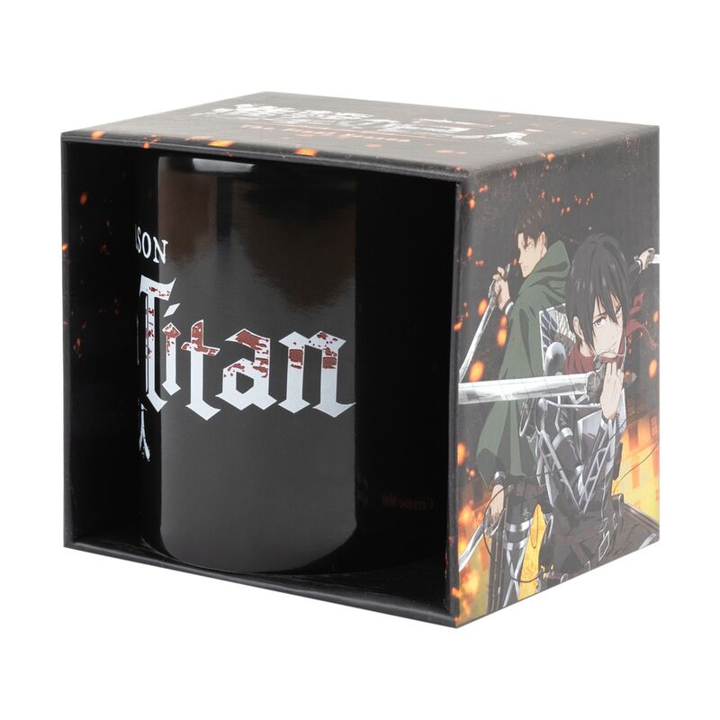 Imagen 2 de Taza Logo Attack On Titan 350Ml