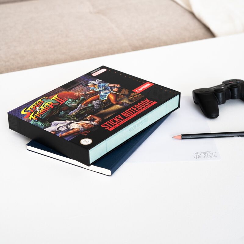 Imagen de Cuaderno A5 Premium Sticky Notas Street Fighter parte de nuestra colección en Espadas y más, sitio oficial.