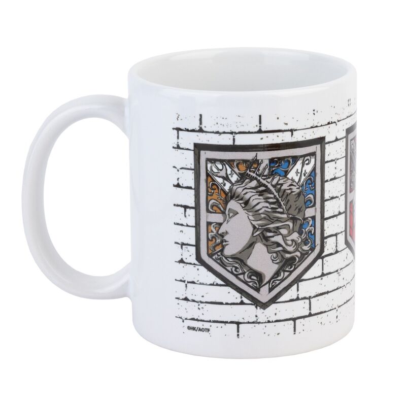 Imagen 3 de Taza Emblemas Muros Attack On Titan 350Ml