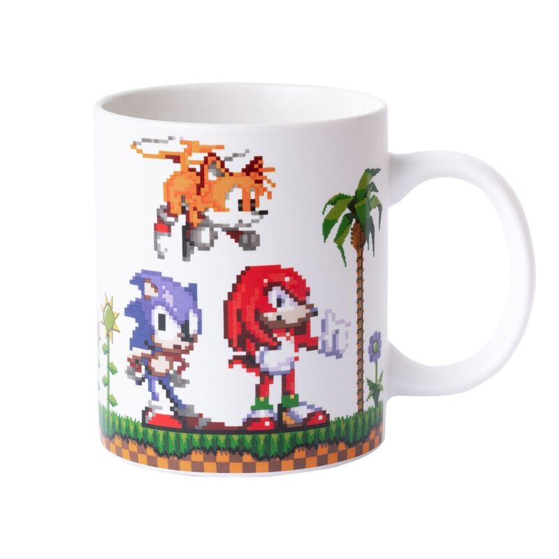 Imagen 3 de Taza Retro Pixel Sonic The Hedgehog 350Ml