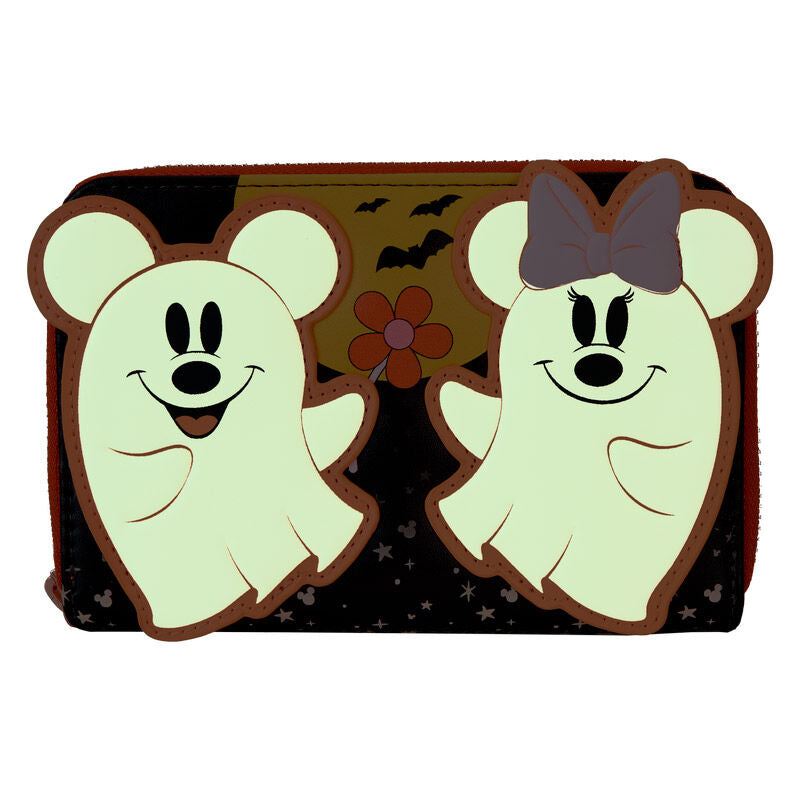 Imagen de Cartera Floral Ghost Mickey & Minnie Disney Loungefly parte de nuestra colección en Espadas y más, sitio oficial.