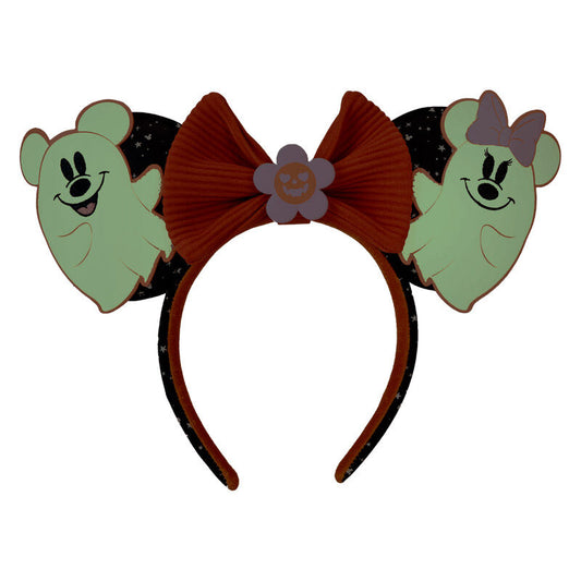 Imagen de Diadema Orejas Floral Ghost Mickey & Minnie Disney Loungefly parte de nuestra colección en Espadas y más, sitio oficial.
