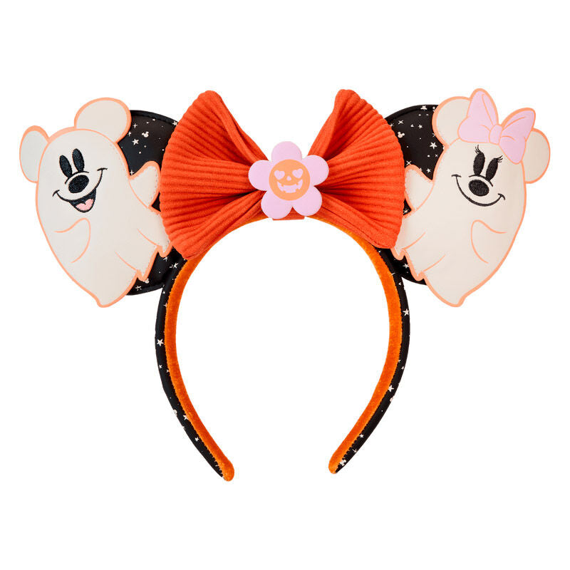 Imagen de Diadema Orejas Floral Ghost Mickey & Minnie Disney Loungefly parte de nuestra colección en Espadas y más, sitio oficial.