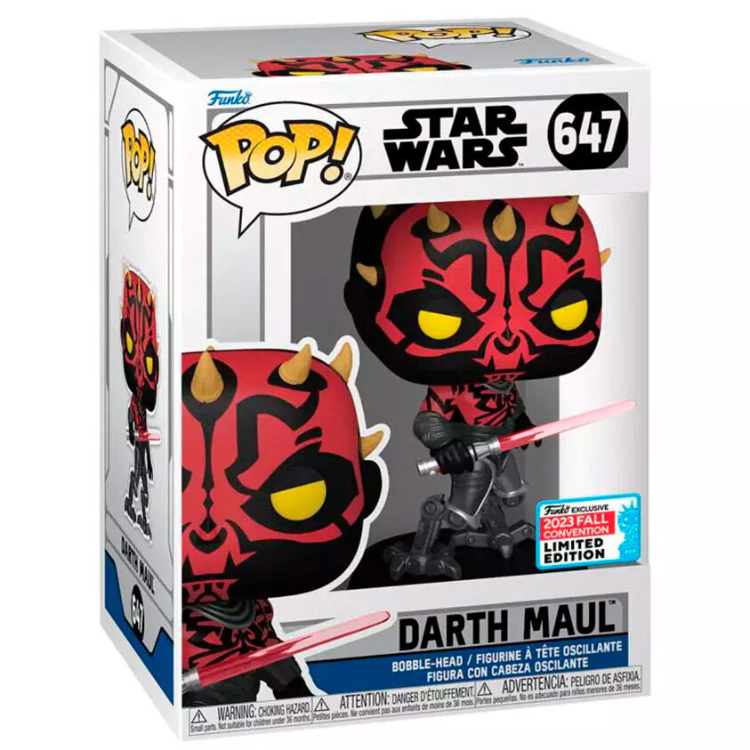 Imagen de Figura Pop Star Wars Darth Maul Exclusive 2 parte de nuestra colección en Espadas y más, sitio oficial.