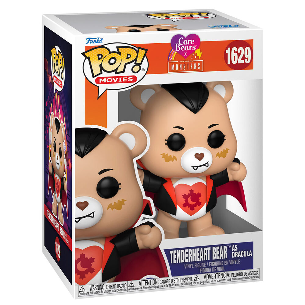 Imagen 2 de Figura Pop Care Bears X Monsters Tender Heart Bear As Dracula