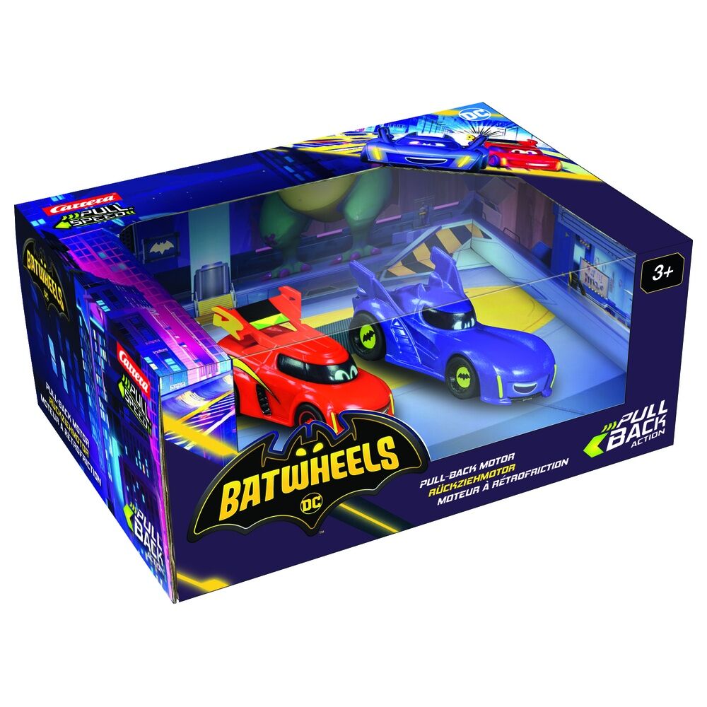 Imagen 1 - Blister 2 Coches Bam Vs Redbird Batwheels
