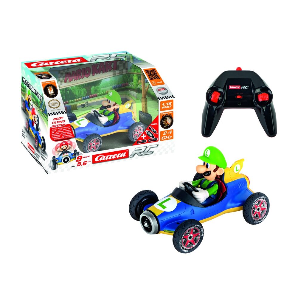 Imagen 2 de Coche Radio Control Luigi Mario Kart