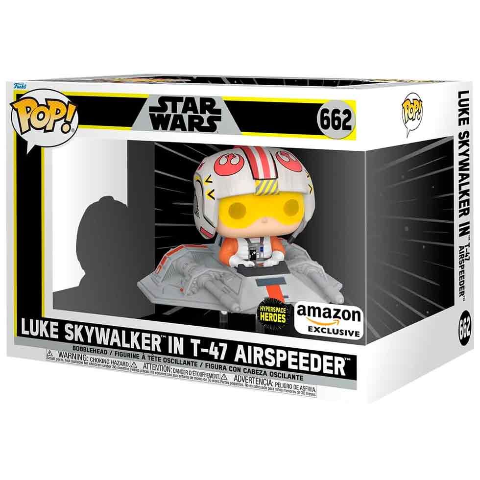 Imagen 1 de Figura Pop Rides Star Wars Luke Skywalker In T-47 Airspeeder Exclusive