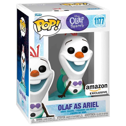 Imagen 1 de Figura Pop Disney Olaf Present - Olaf As Ariel Exclusive