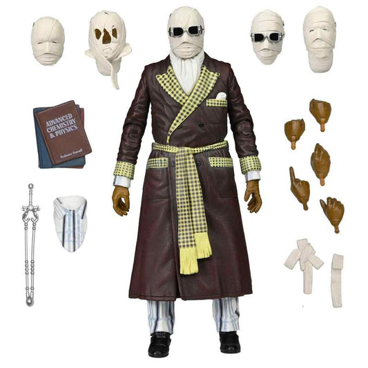 Imagen 1 - Figura Ultimate Invisible Man Kemp House Color Version. The Invisible Man Universal Monsters 18Cm