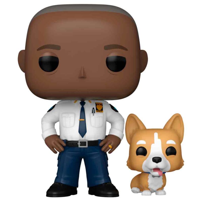 Imagen 2 - Figura Pop Brooklyn Nine-nine  Captain Holt With Cheddar