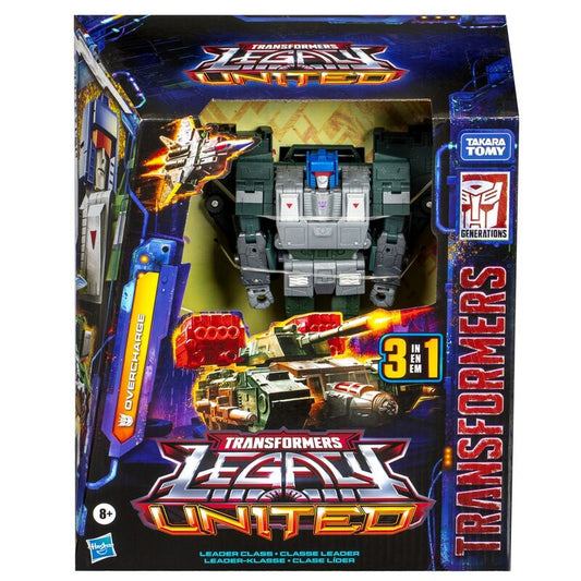 Imagen de Figura Deluxe Overcharge Transformers Legacy United 19Cm parte de nuestra colección en Espadas y más, sitio oficial.