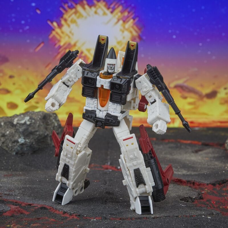 Imagen 2 - Figura Deluxe G1 Universe Ramjet Transformers Legacy United 17,5Cm