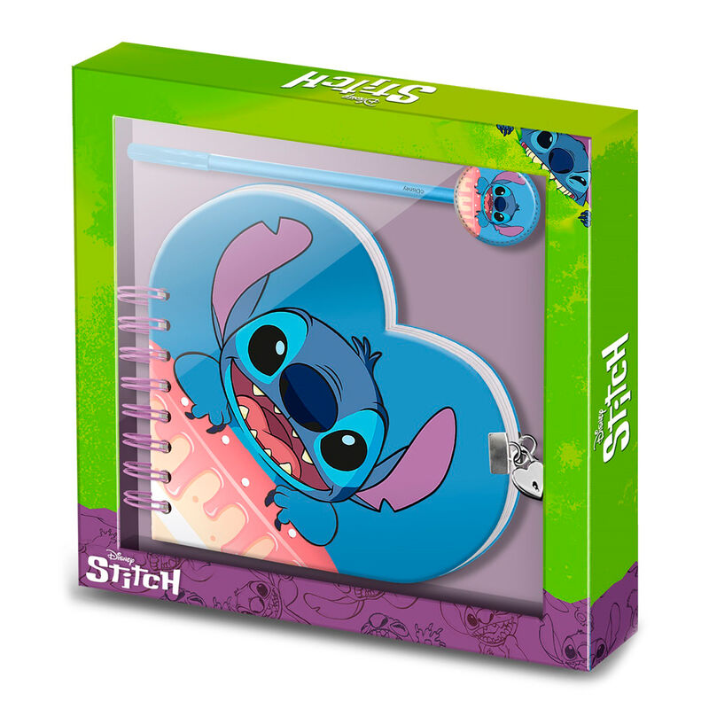 Imagen 1 - Set Diario + Boligrafo Casual Cake Stitch Disney