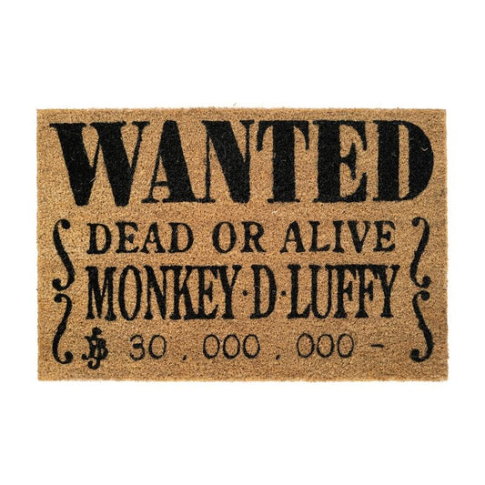 Imagen de Felpudo Wanted Monkey D Luffy One Piece parte de nuestra colección en Espadas y más, sitio oficial.