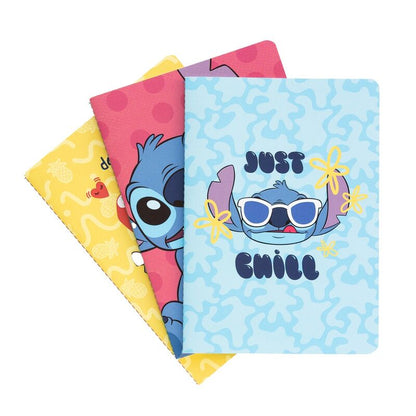 Imagen 1 de Set 3 Cuadernos A5 Tropical Stitch Disney