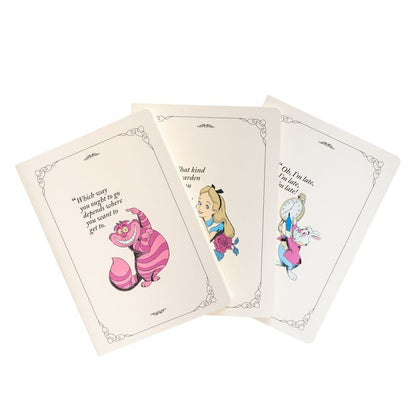 Imagen 1 de Set 3 Cuadernos A5 Alicia En El Pais De Las Maravillas Disney