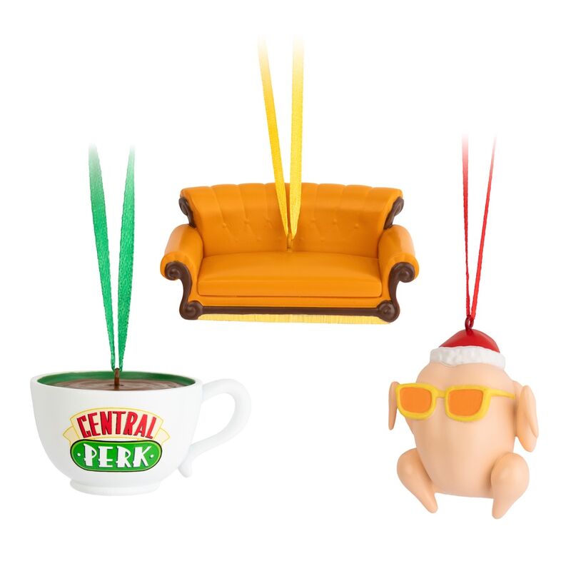Imagen 1 - Set 3 Adornos Navidad Friends