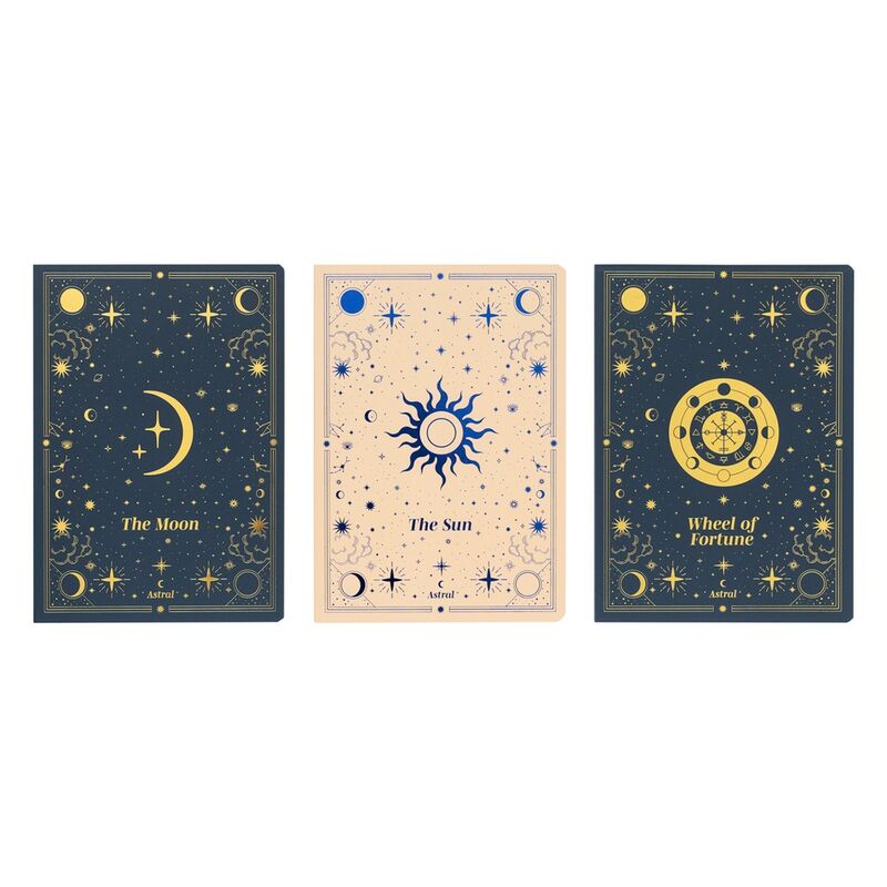 Imagen 2 - Set 3 Cuadernos A5 Astral