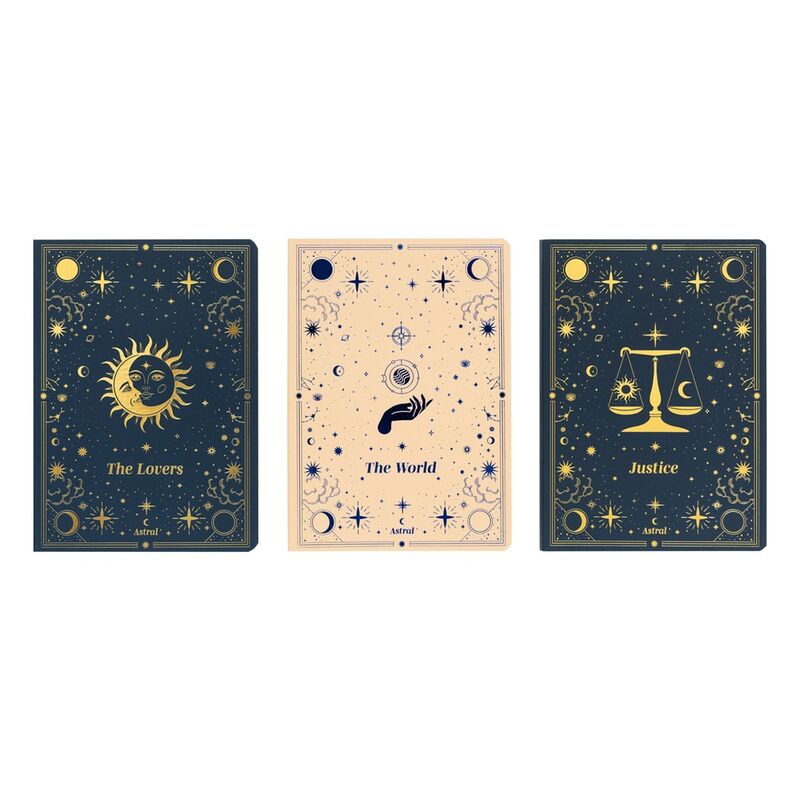 Imagen 2 - Set 3 Cuadernos A6 Astral
