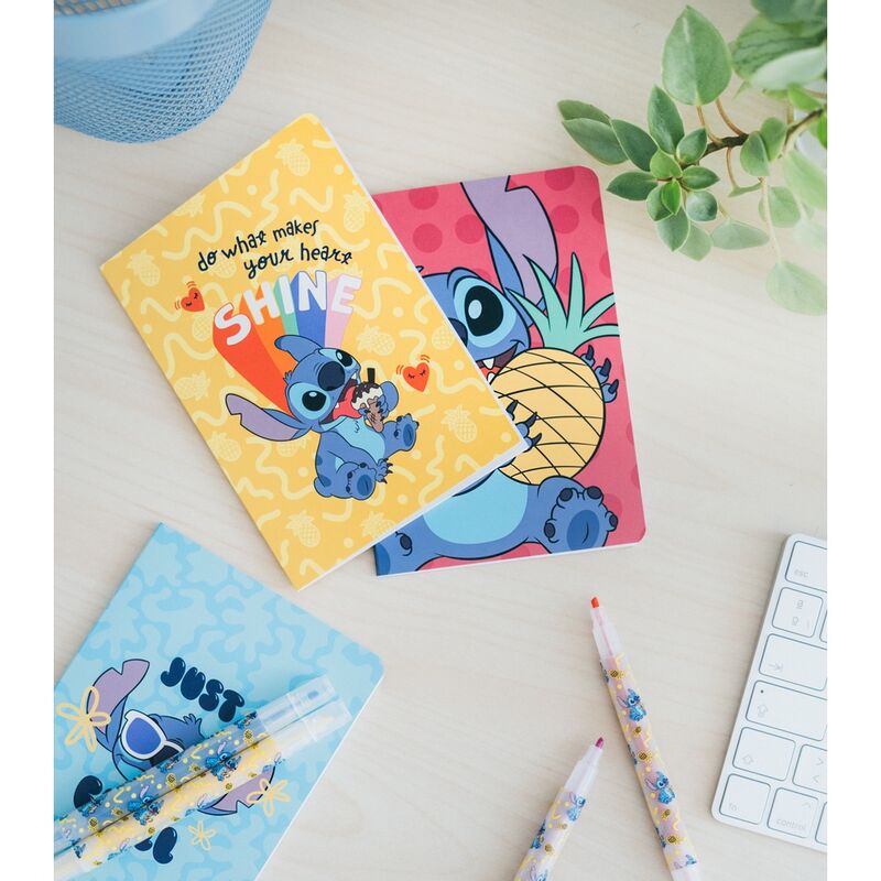 Imagen 4 de Set Papeleria Stitch Disney 2