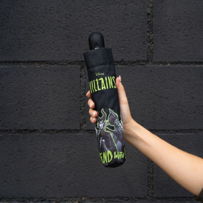 Imagen de Paraguas Plegable Automatico Villanas Disney parte de nuestra colección en Espadas y más, sitio oficial.