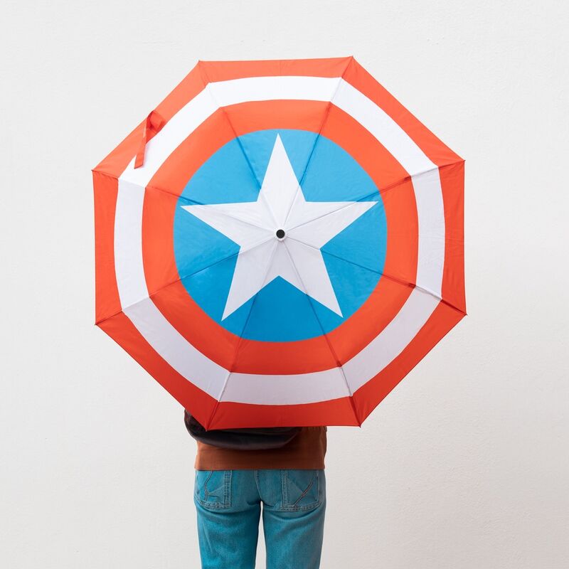 Imagen 3 - Paraguas Plegable Automatico Capitan America Marvel