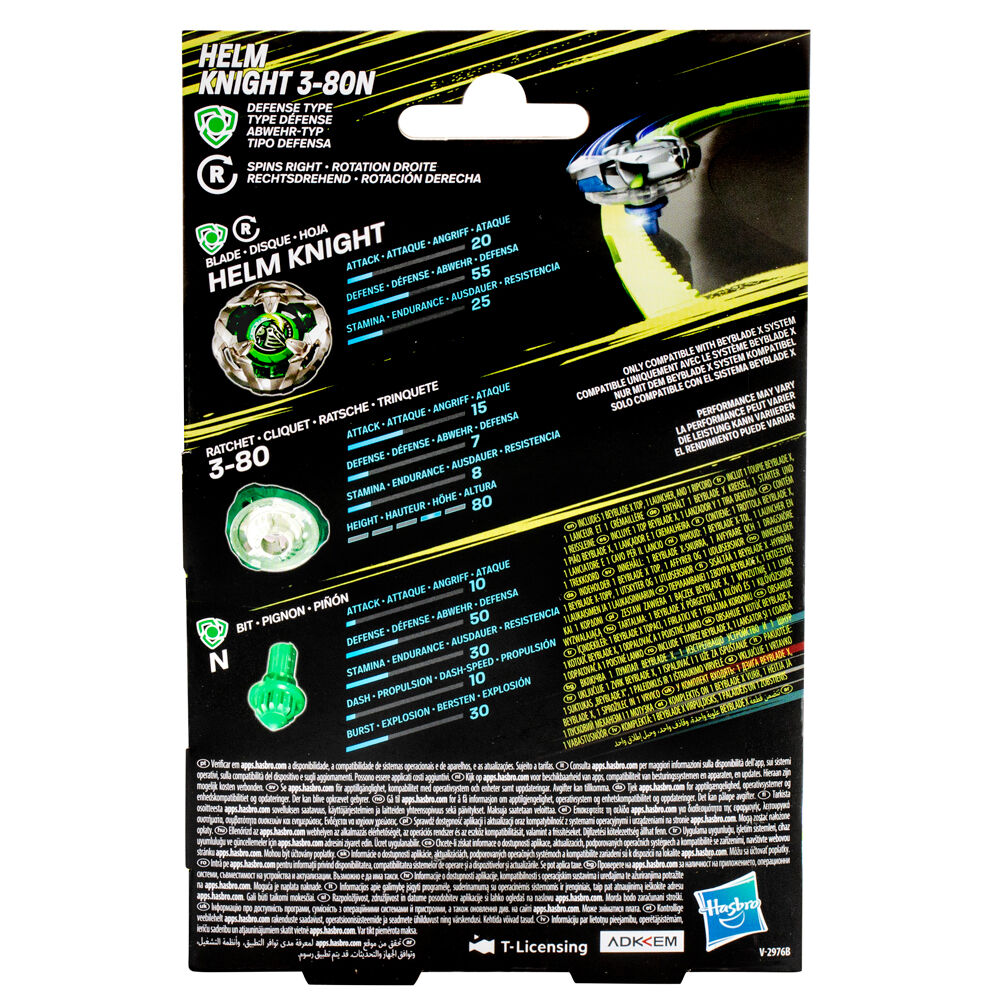 Imagen 5 - Juego Helm Knight 3-80N Beybladex