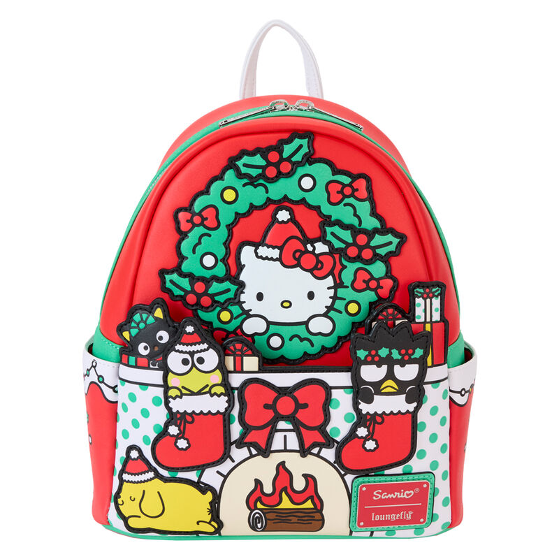 Imagen 1 de Mochila Christmas Hello Kitty Sanrio Loungefly 26Cm