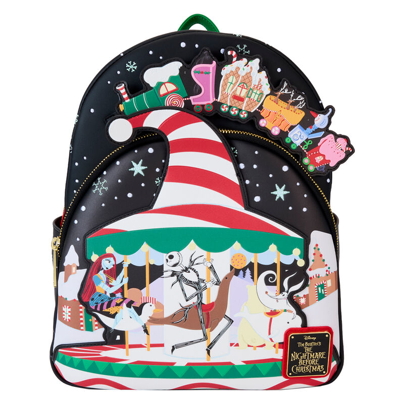 Imagen 1 de Mochila Journey To Christmas Town Pesadilla Antes De Navidad Disney Loungefly