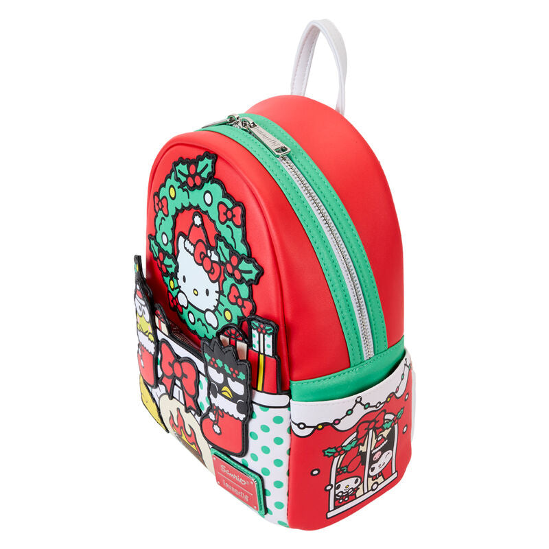 Imagen 2 de Mochila Christmas Hello Kitty Sanrio Loungefly 26Cm