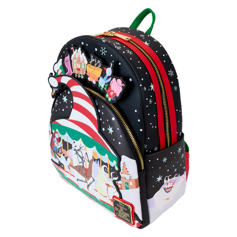 Imagen 2 de Mochila Journey To Christmas Town Pesadilla Antes De Navidad Disney Loungefly