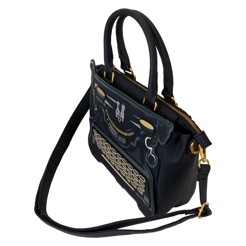 Imagen de Bolso Bandolera Typewriter Miercoles Loungefly parte de nuestra colección en Espadas y más, sitio oficial.
