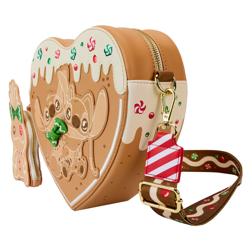 Imagen 3 de Bolso Bandolera Gingerbread Stitch Disney Loungefly