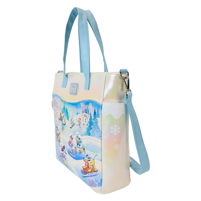 Imagen 2 de Bolso Mochila Winter Wonderland Mickey And Friends Disney Loungefly