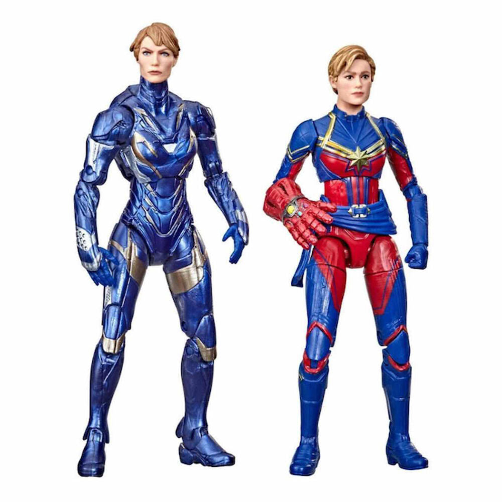 Imagen 3 de Blister 2 Figuras Captain Marvel & Rescue Armor The Infinity Saga Endgame Los Vengadores Avengers Marvel 15Cm