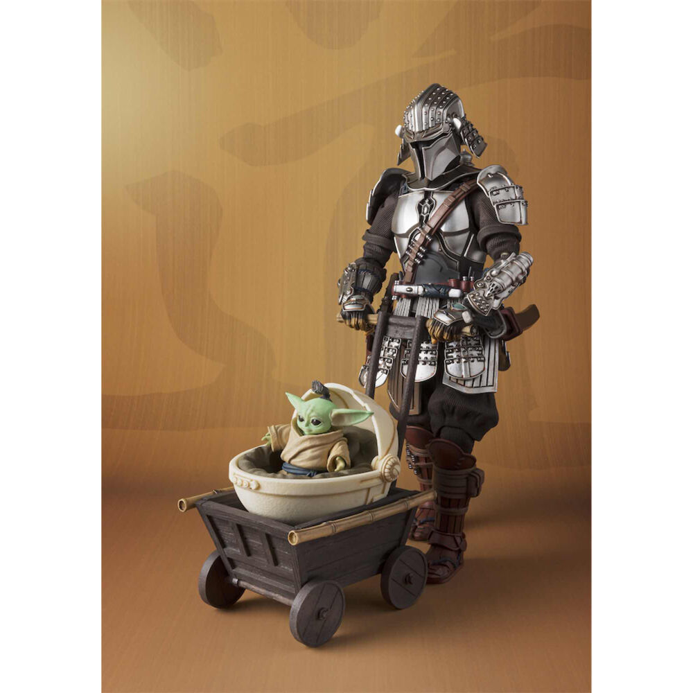 Imagen 4 de Figura Ronin Mandalorian Beskar Armor & Grogu Star Wars 18Cm