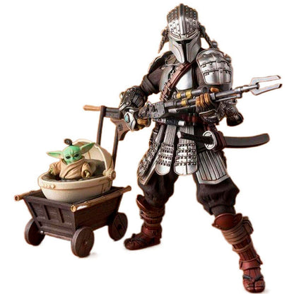 Imagen 1 de Figura Ronin Mandalorian Beskar Armor & Grogu Star Wars 18Cm