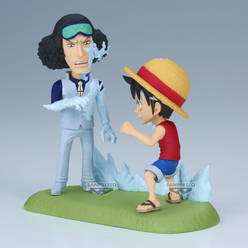 Imagen 3 - Figura Monkey D. Luffy Vs Kuzan World Collectable Figure Log Stories One Piece 9Cm