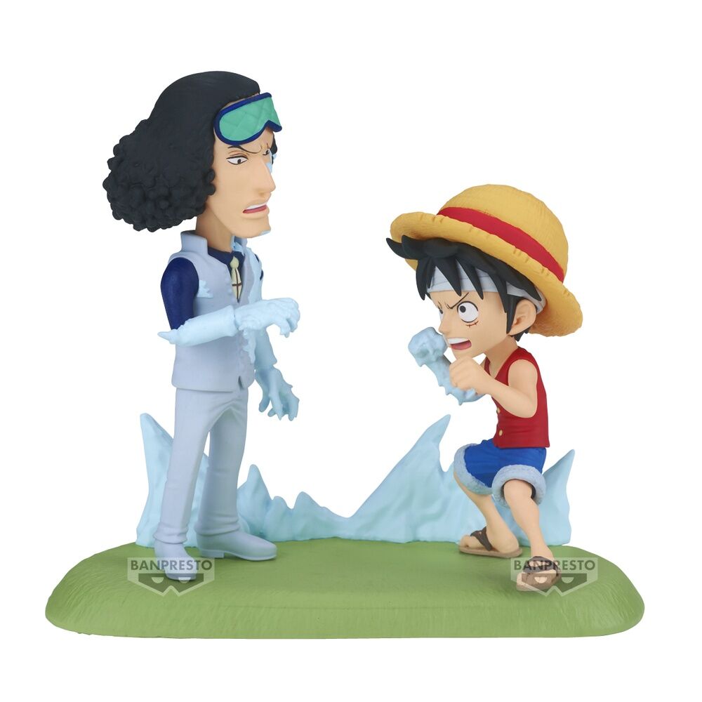 Imagen 5 - Figura Monkey D. Luffy Vs Kuzan World Collectable Figure Log Stories One Piece 9Cm