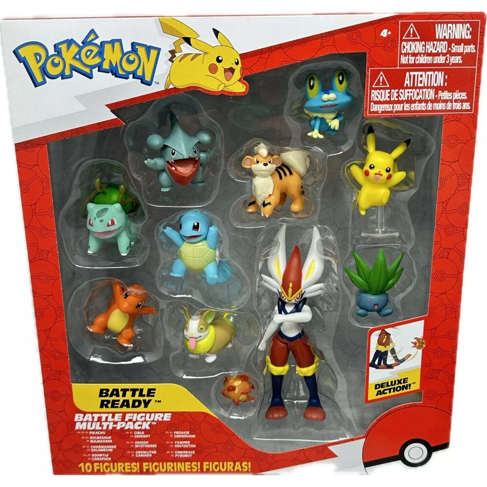 Imagen 1 de Blister 10 Figuras Battle Ready Pokemon