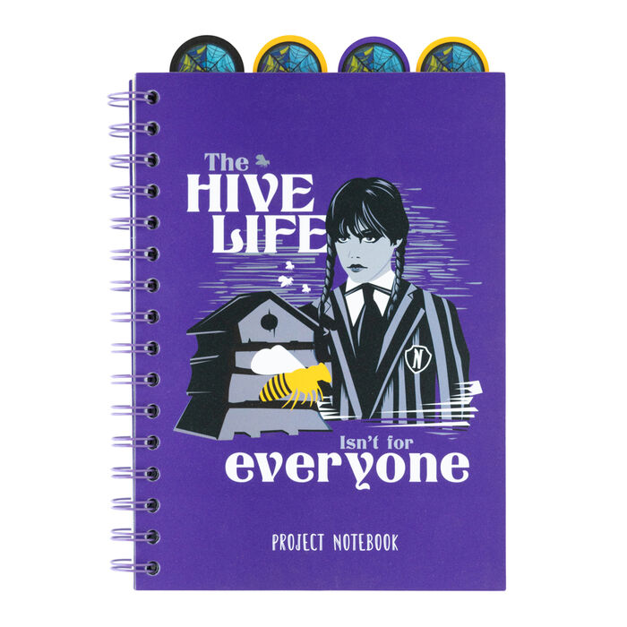 Imagen de Cuaderno A5 Miercoles parte de nuestra colección en Espadas y más, sitio oficial.