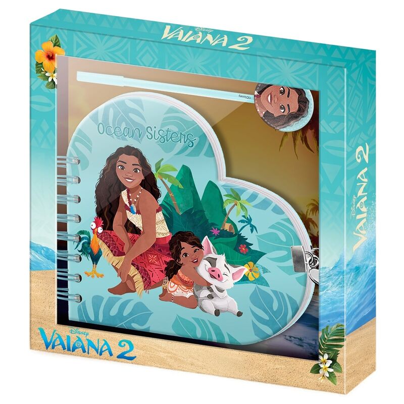 Imagen 1 - Set Diario + Boligrafo Vaiana Moana Disney