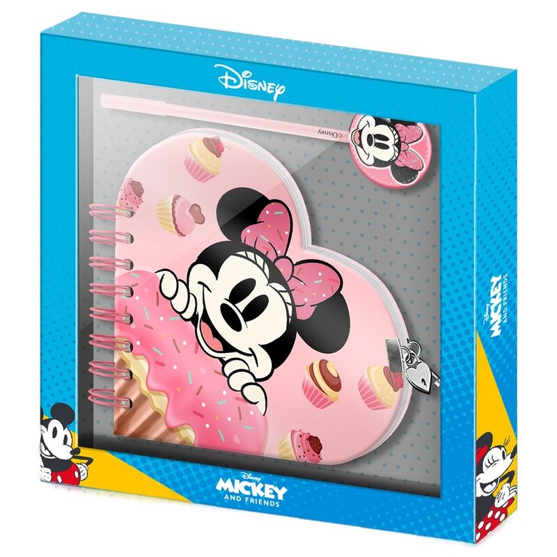 Imagen 1 - Set Diario + Boligrafo Muffin Minnie Disney