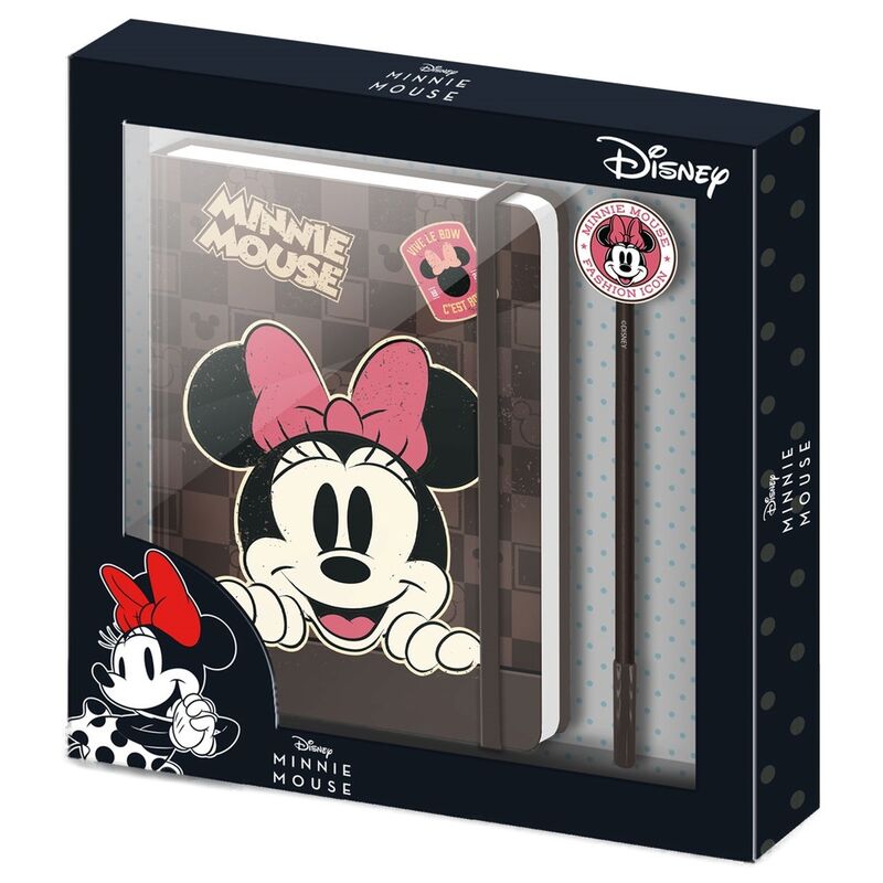 Imagen 1 - Set Diario + Boligrafo Minnie Disney