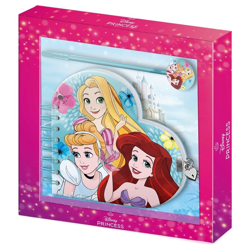 Imagen 1 - Set Diario + Boligrafo Princesas Disney