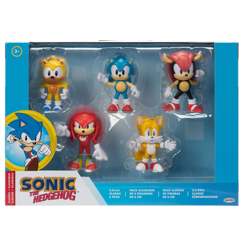 Imagen 1 de Blister 5 Figuras Sonic The Hedgehog 6Cm