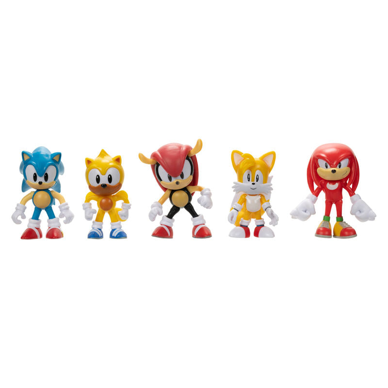 Imagen 2 de Blister 5 Figuras Sonic The Hedgehog 6Cm